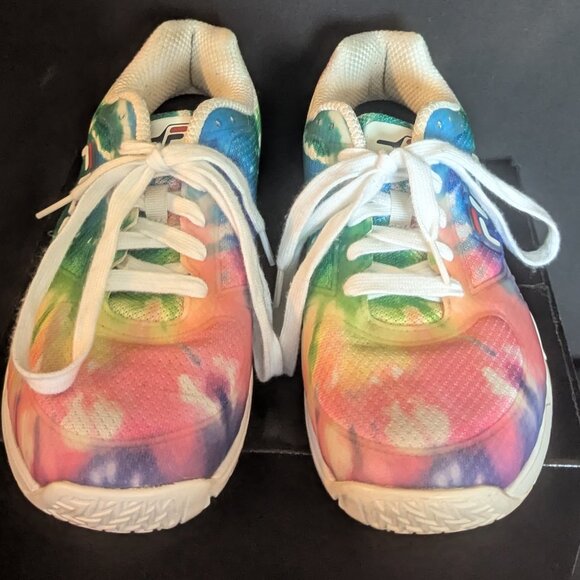 Fila Shoes - Fila Axilus Tie Dye Energized Tennis/Pickleball Women' Athletic Shoes